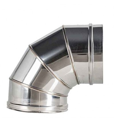 Convesa Twin Wall Flue 125mm Elbow 90°