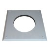 Convesa Twin Wall Flue 150mm Firestop Cover Plate White