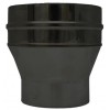 Convesa Single Wall To Twin Wall 125mm Adaptor Black