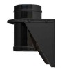 Convesa Twin Wall Flue 125mm Base Wall Support Black