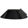 Convesa Twin Wall Flue 125mm Storm Collar Black