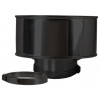 Convesa Twin Wall Flue 125mm Anti-Wind Cowl Black