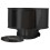 Convesa Twin Wall Flue 150mm Anti-Wind Cowl Black