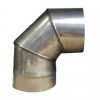 Stainless Steel Flue Pipe Solid Fuel 316 Grade 5" X 90°