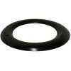 Black Matt Solid Flue Stove Pipe 150mm Rosette Collar