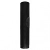 Black Matt Solid Flue Stove Pipe 125mm X 1000mm With Door