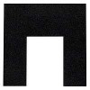 Black Granite Fireplace back Panel 37" X 37"  20" Opening