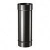 Black Matt Solid Flue Stove Pipe 125mm X 500mm