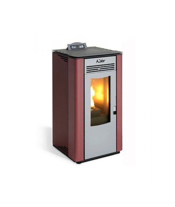 Kalor Greta 7kw Wood Pellet Stove Red - Hurst Heating u0026 Plumbing Supplies