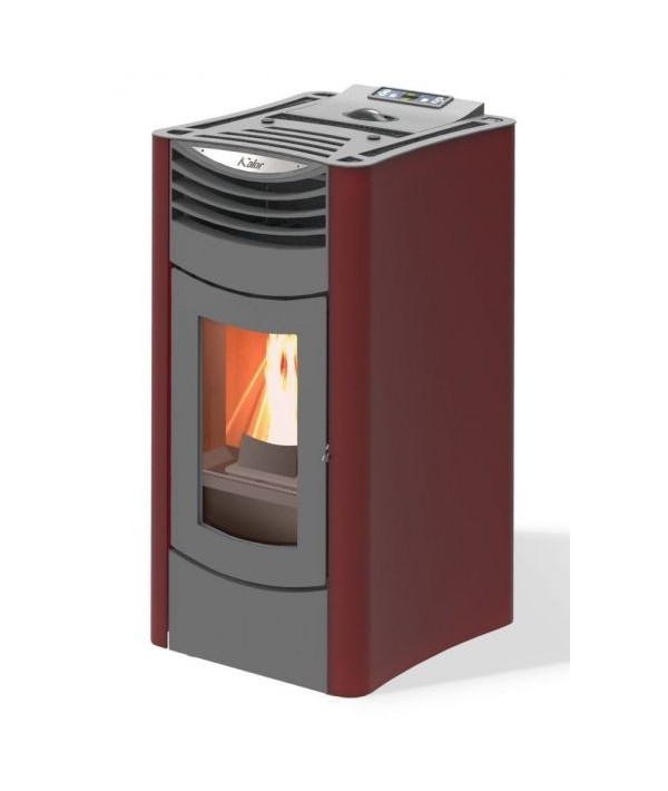 Kalor Nux 7kw Wood Pellet Stove Red - Hurst Heating u0026 Plumbing Supplies