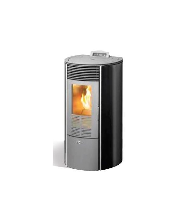 Kalor Redonda Glass 9kw Wood Pellet Stove Black - Hurst Heating u0026 Plumbing  Supplies