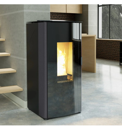 Artel Hydro 17kW Pellet Boiler Stove – Grey, Double Door, Ecodesign 2022