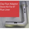Clay Liner Adaptor Stove Kit 90' 8"x5"
