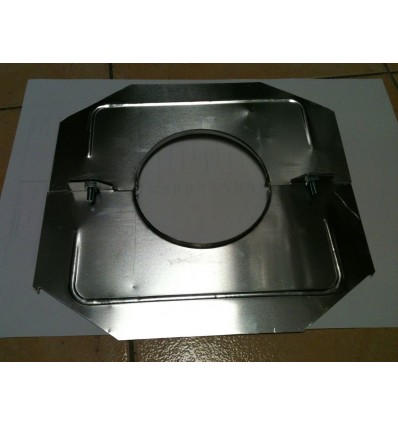 Stainless 5 inch Flexi Flue Clamp plate 316 Grade